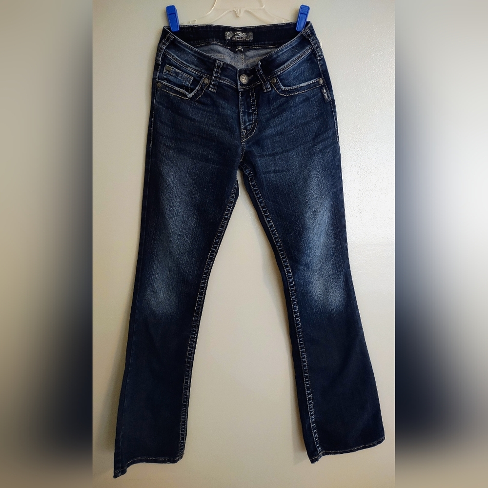 Silver Suki Surplus Dark Wash Jeans, Bootcut, Size 29x34, Great Condition!